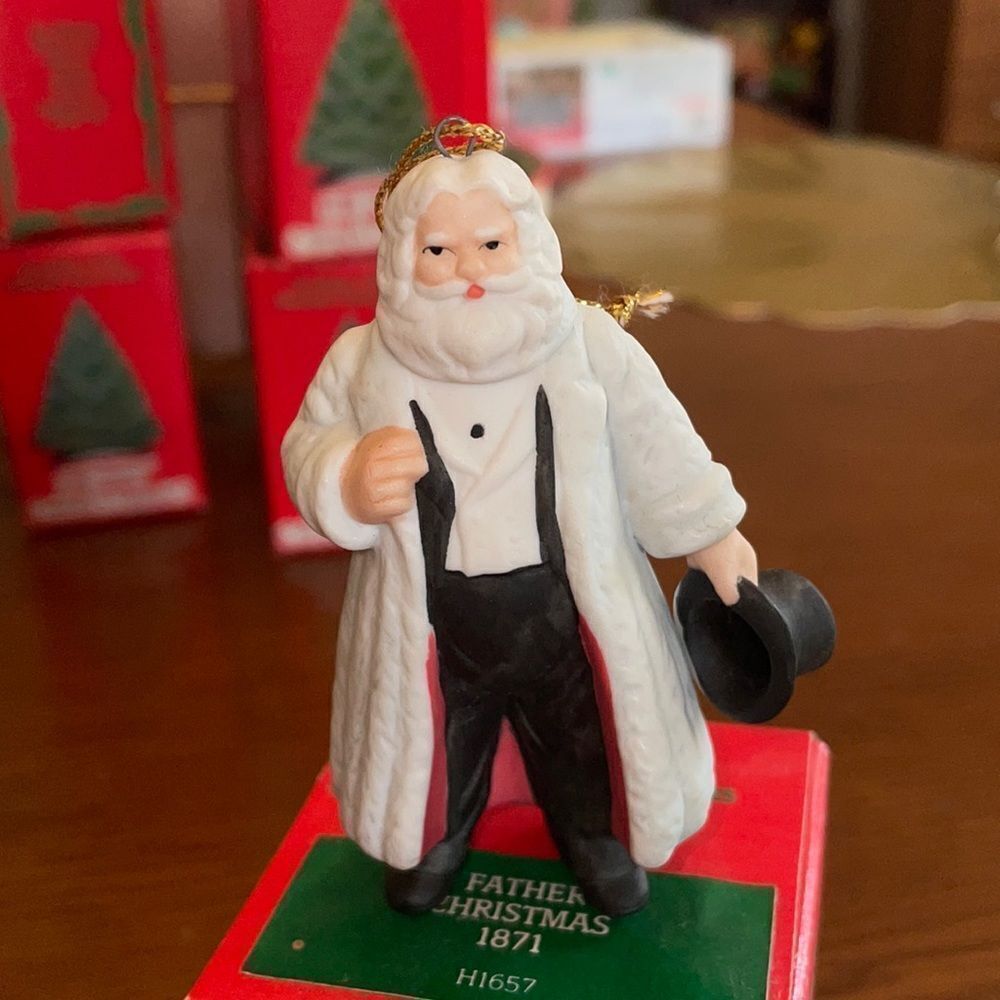 Vtg NWT Evolution of the American Santa Claus “Father Christmas 1871” ornament